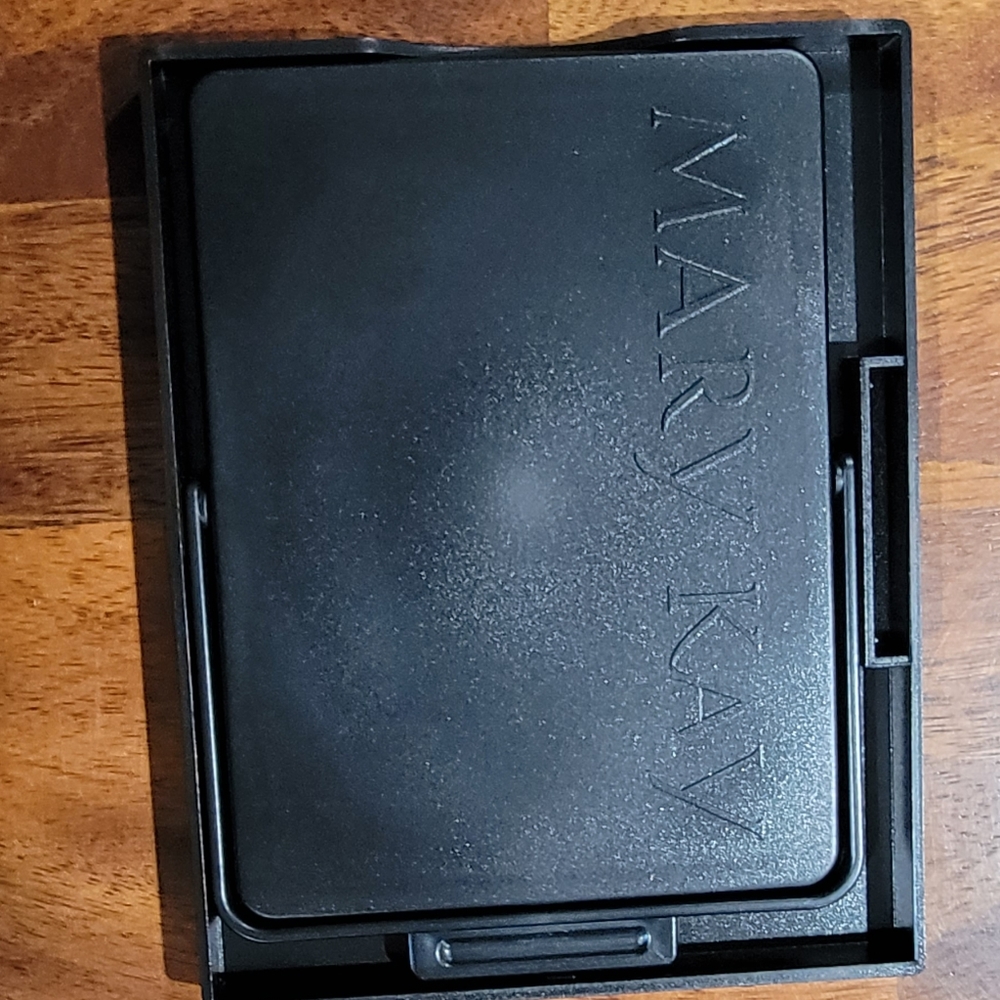 Face Case Mirror with tray and Mesh zip Bag